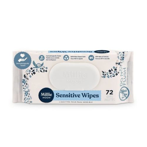 Millie Moon Sensitive Wipes - 72ct