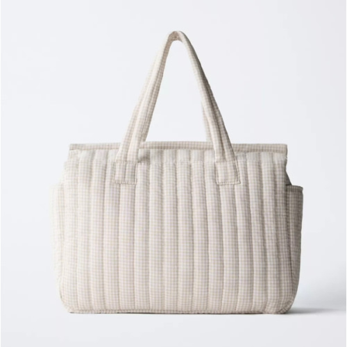 GINGHAM MATERNITY BAG