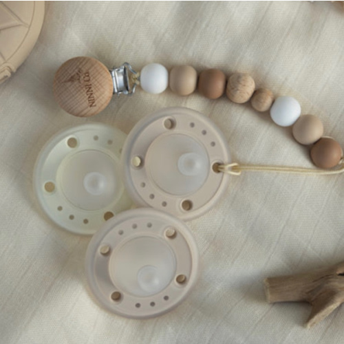 Ninni Co. Pacifier and Clip Set