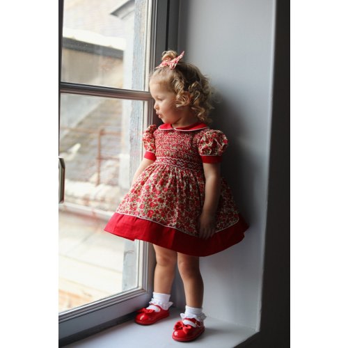 Rose Garden Handsmocked Dress 12M