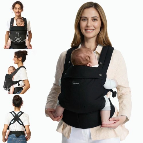 Momcozy Baby Carrier for Newborn to Toddler - Ergonomic, Comfortable and Lightweight for Babies 7-44 lbs, Easy to Wear, Hands Free, Enhanced Lumbar Support - AllModern