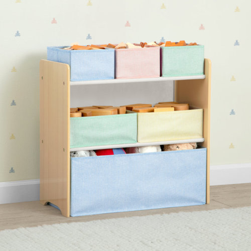 Gapkids 6 Bin Toy Organizer By Delta Children - Greenguard Gold Certified, Pastel & Reviews | Wayfair