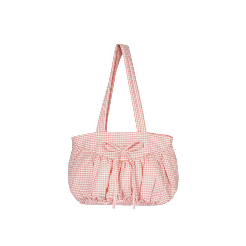 Mini Soufflé Tote (Pink Gingham)