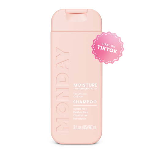 MONDAY Haircare MOISTURE Shampoo with Hyaluronic Acid & Shea Butter for Dry & Dull Hair 90 mL