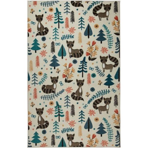 Raccoon Woodland Rug Cream - Mohawk