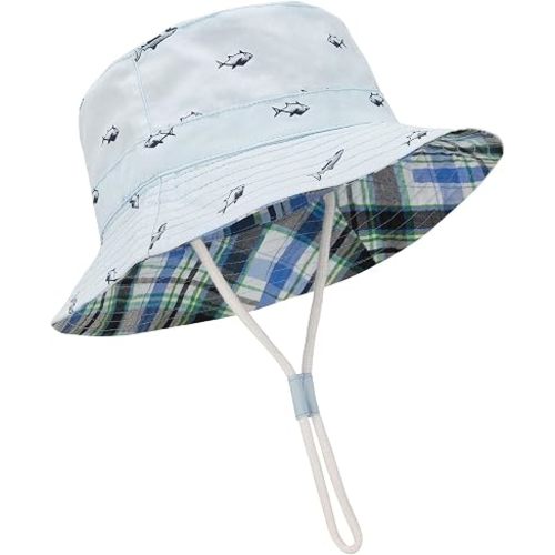 Komorebi Toddler Sun Hat UPF 50+ Kids Beach Bucket Hats Boys Girls 0-8Y