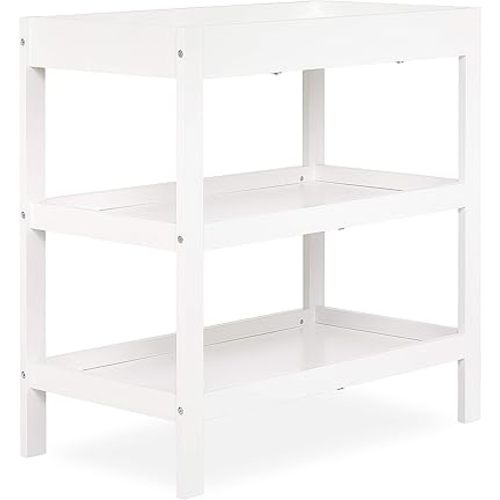 Dream On Me, Ridgefield Changing Table, White , 33.5x16x33.5 Inch (Pack of 1)