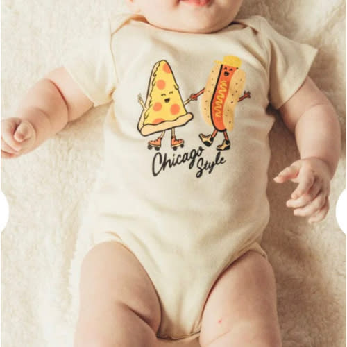 Chicago Style Onesie - Natural