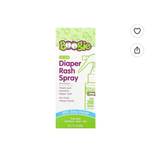 No-Rub Diaper Rash Spray , 1.7 fl oz (49 ml)