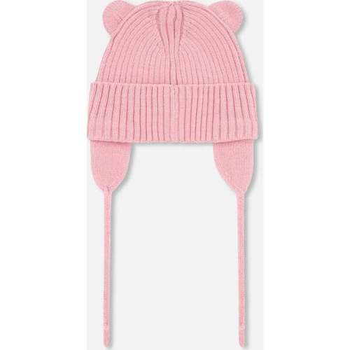 Baby Knit Hat, Pale Pink - Deux par Deux | Maisonette