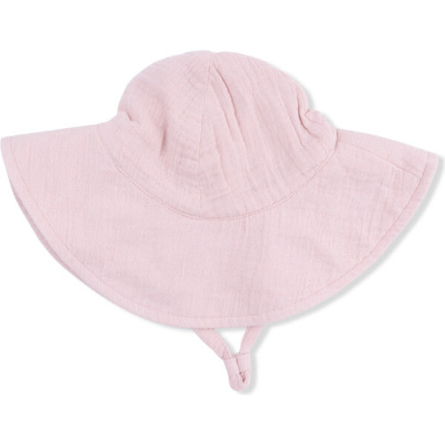 Solid Muslin Lotus - Wide Brim Sun Hat - Angel Dear | Maisonette