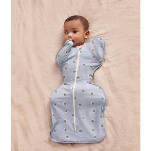 Swaddle Up™ 1.0 TOG Cotton Mist Blue Turtally