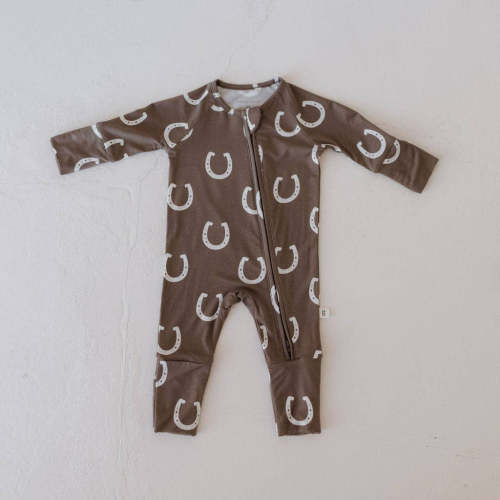 Giddy Up Bamboo Zip Pajamas