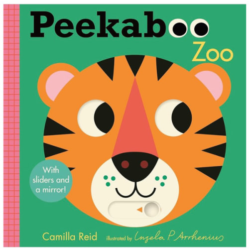 Peekaboo: Zoo: (An Interactive Board Book for Babies & Toddlers with Mirror & Sliders to Push, Pull, or Turn. Cute Zoo Animal Artwork Includes a Rhino, Hippo, Camel, & More.)