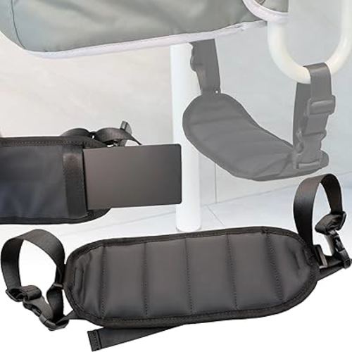 Adjustable Footrest for Inglesina Fast Table Chair, Easy-Clean Waterproof Fabric, with Acrylic Support Panels