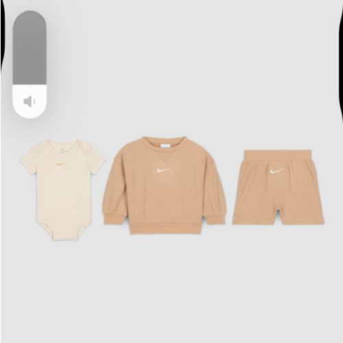 Nike Essentials Baby Crew and Shorts Set. Nike.com