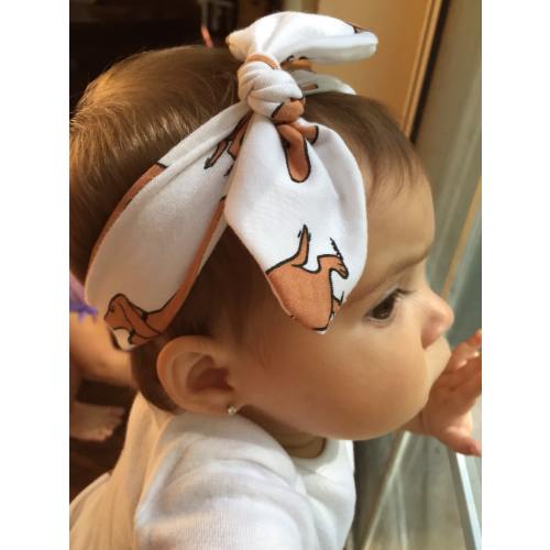 Doxie Bow Knot, Wiener dogs, Baby headband, toddler headband, adult headband, dachshund headband, doxie headband, weiner dog headband