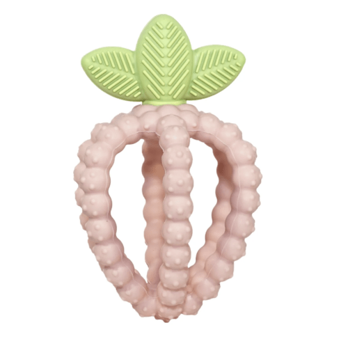Razberry Bites Teething Toy, Pink