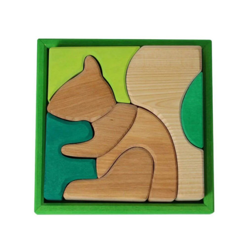 Wooden puzzle/ building set