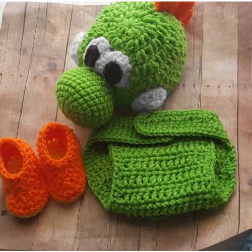 Yoshi Baby Costume, Nintendo Yoshi Outfit, Coming Home Newborn, Video Game Baby Photo Prop, Super Mario, Baby Shower Gift, Halloween Costume