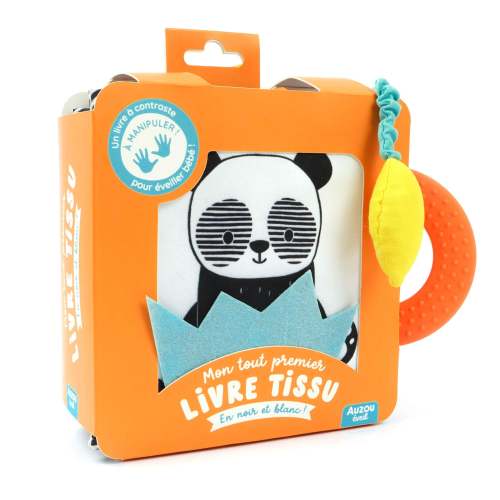 Mon Tout Premier Livre Tissu Noir et Blanc