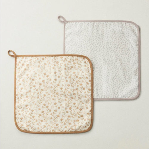 Bamboo Muslin Washcloth with Loop (2P Set)