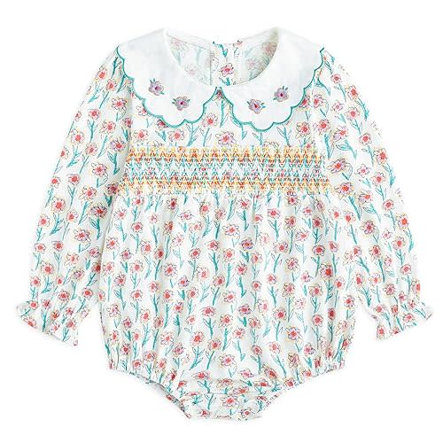 Simplee kids Baby Infant Girls Cotton Long Sleeve Summer Ruffle Romper 3-24 Months