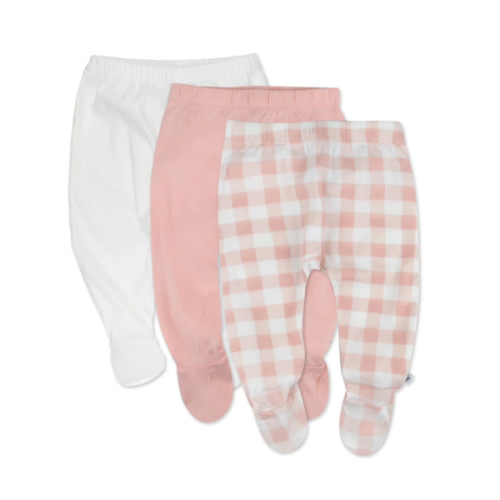 3-Pack Organic Cotton Footed Pants | Honest Baby Clothing