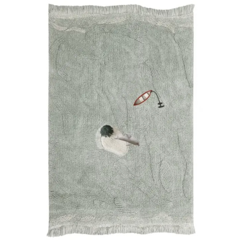 WASHABLE PLAY RUG WAVES