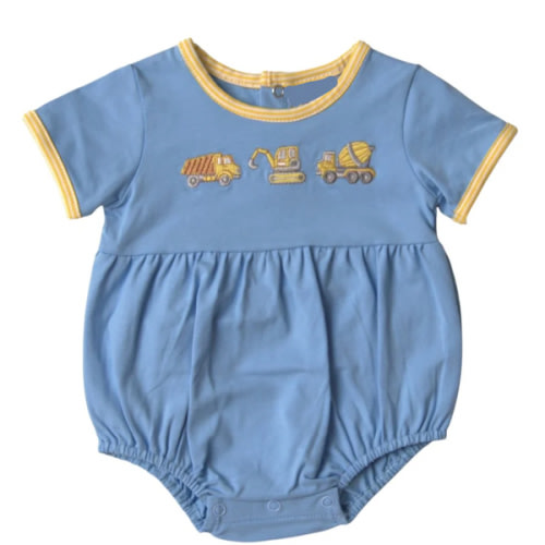 CONSTRUCTION TRIO BOYS BLUE BUBBLE