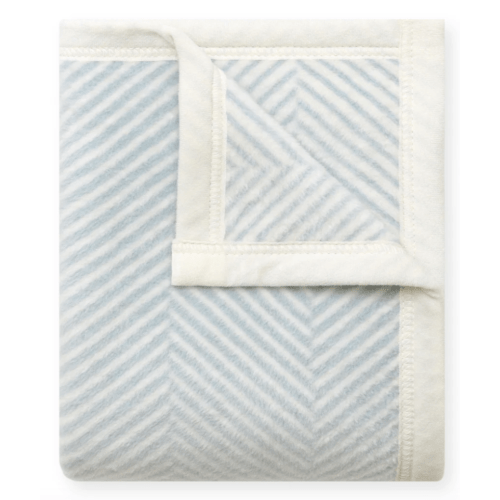 Harborview Herringbone Sky Mini Blanket