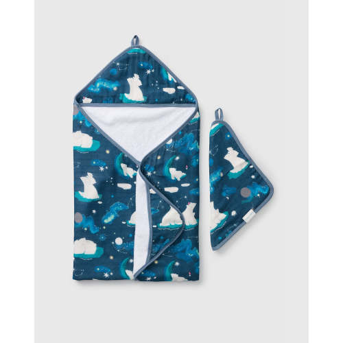 Hooded Towel Set - Stargazing Bears