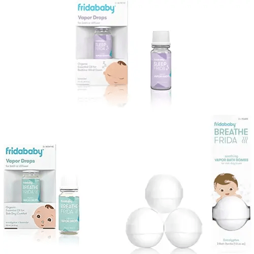 Frida Baby Natural Sleep and Breathe Vapor Bath Drops Bundle