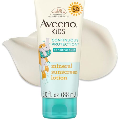 Aveeno Kids Sunscreen Lotion, Broad Spectrum, SPF 50, 3 fl. oz
