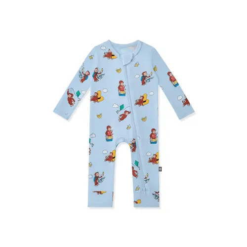 Zippered Romper in Curious George