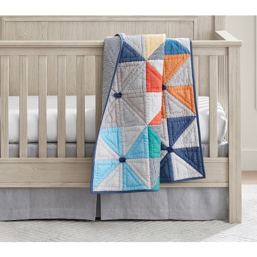 Pinwheel Baby Quilt – Hand Quilted | Pottery Barn Kids