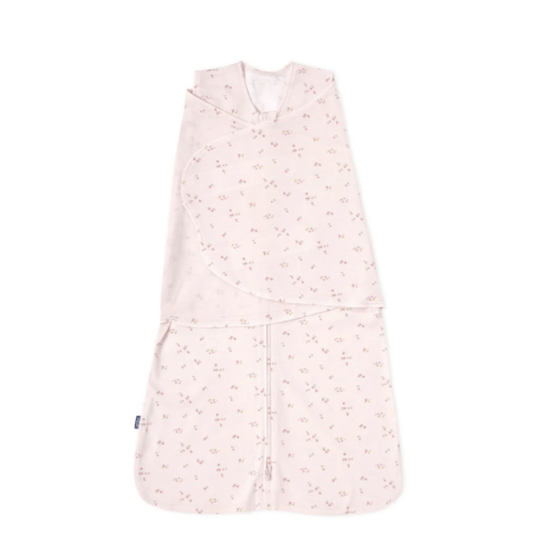 Pink Floral Cotton Swaddle Newborn | HALO