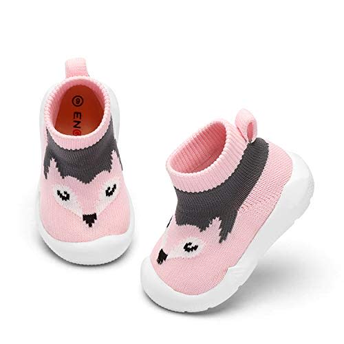 Engtoy Baby Shoes & Socks - Non-Slip Breathable Slippers with Soft Rubber Sole - Baby Boys & Girls Slip On Sneakers