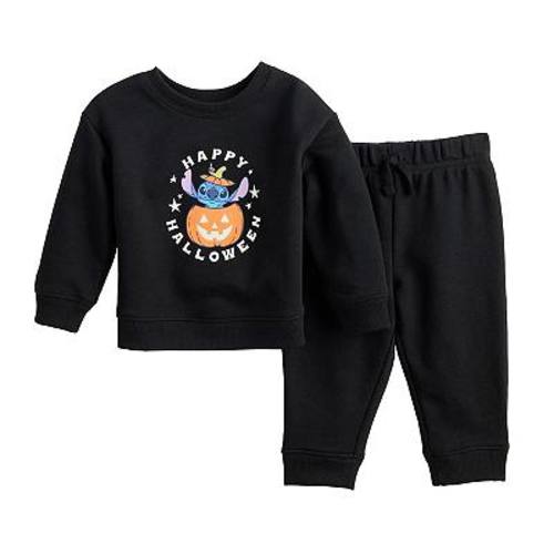 Baby Jumping Beans® Disney's Stitch Halloween 2-pc. Crew & Pant Set