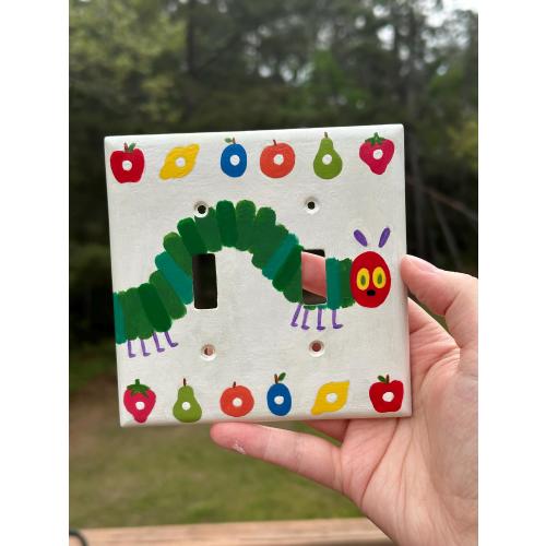 The Starving Caterpillar light switch cover