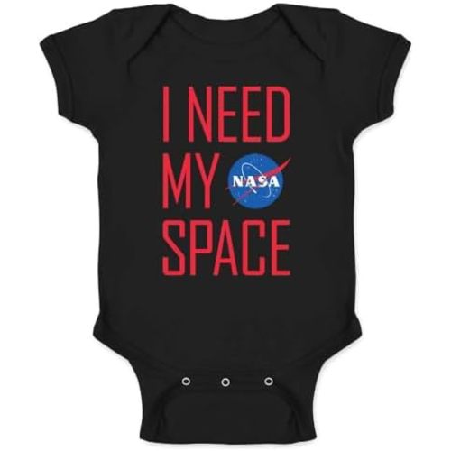 Pop Threads NASA I Need My Space Meatball Logo Infant Baby Boy Girl Bodysuit