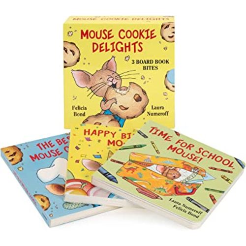 Mouse Cookie Delights: 3 Board Book Bites: The Best Mouse Cookie; Happy Birthday, Mouse!; Time for School, Mouse! (If You Give...)