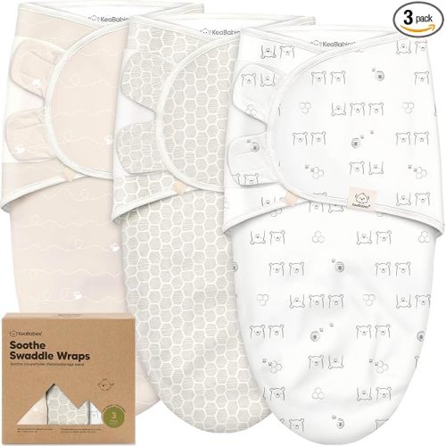 Baby Swaddle Sleep Sacks - 3-Pack (0-3M)