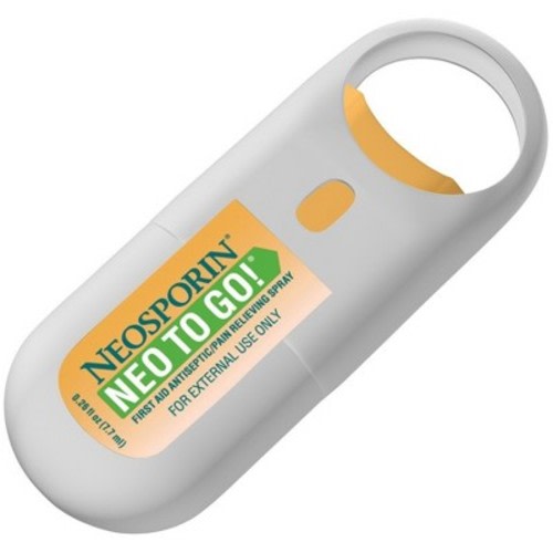 Neosporin First Aid Antiseptic and Pain Relieving Spray - 0.26oz