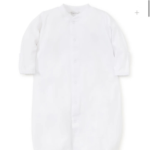White Kissy Basics Conv. Gown