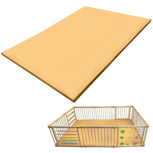 ZETY Playpen Play Mat, PU Leather, 10-Panel, Geometry