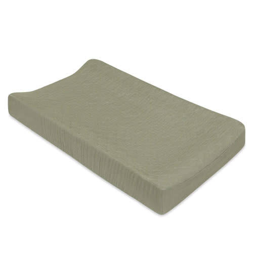 Babyletto Quilted Changing Pad Cover In GOTS Certified Organic Muslin Cotton | Modern Nursery™