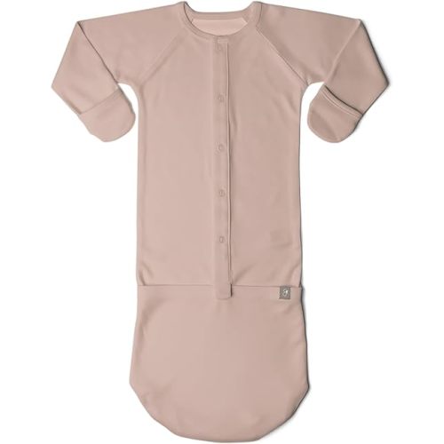 goumikids Viscose Made from Bamboo Organic Cotton Convertible Baby Gown
