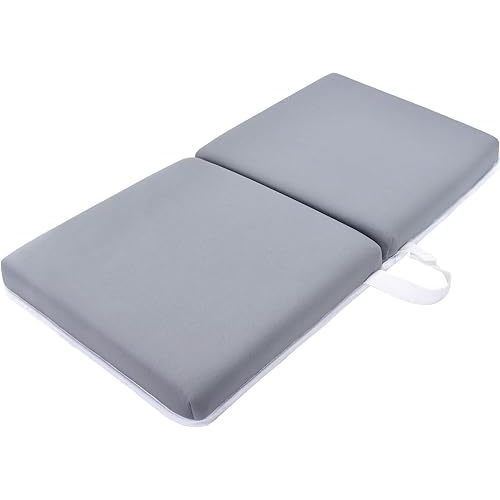 JJGoo Bath Kneeler Pad, 1.5 inch Thick Kneeling Pad Mat, Foldable Painless Knee Cushion Mat, Non-Slip Bathtub Kneeler for Baby Bathing Parents