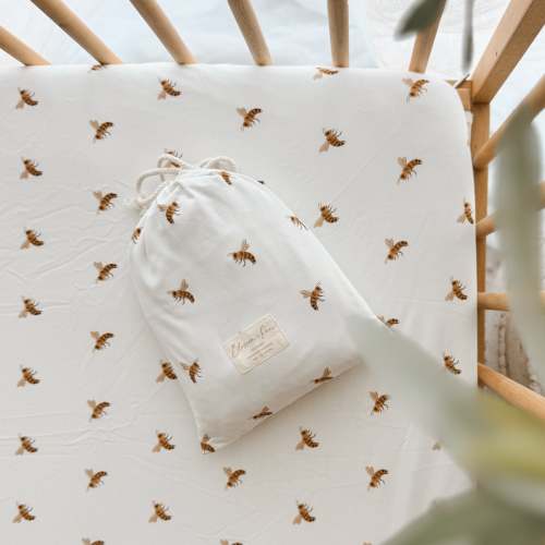 Cot Sheet - Honey Bee
